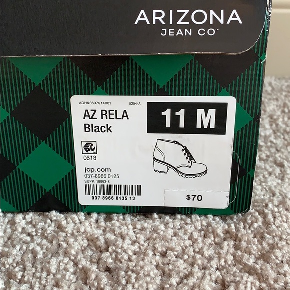 NIB Arizona Rela Lace Up Memory Foam Suede Booties - Picture 7 of 8